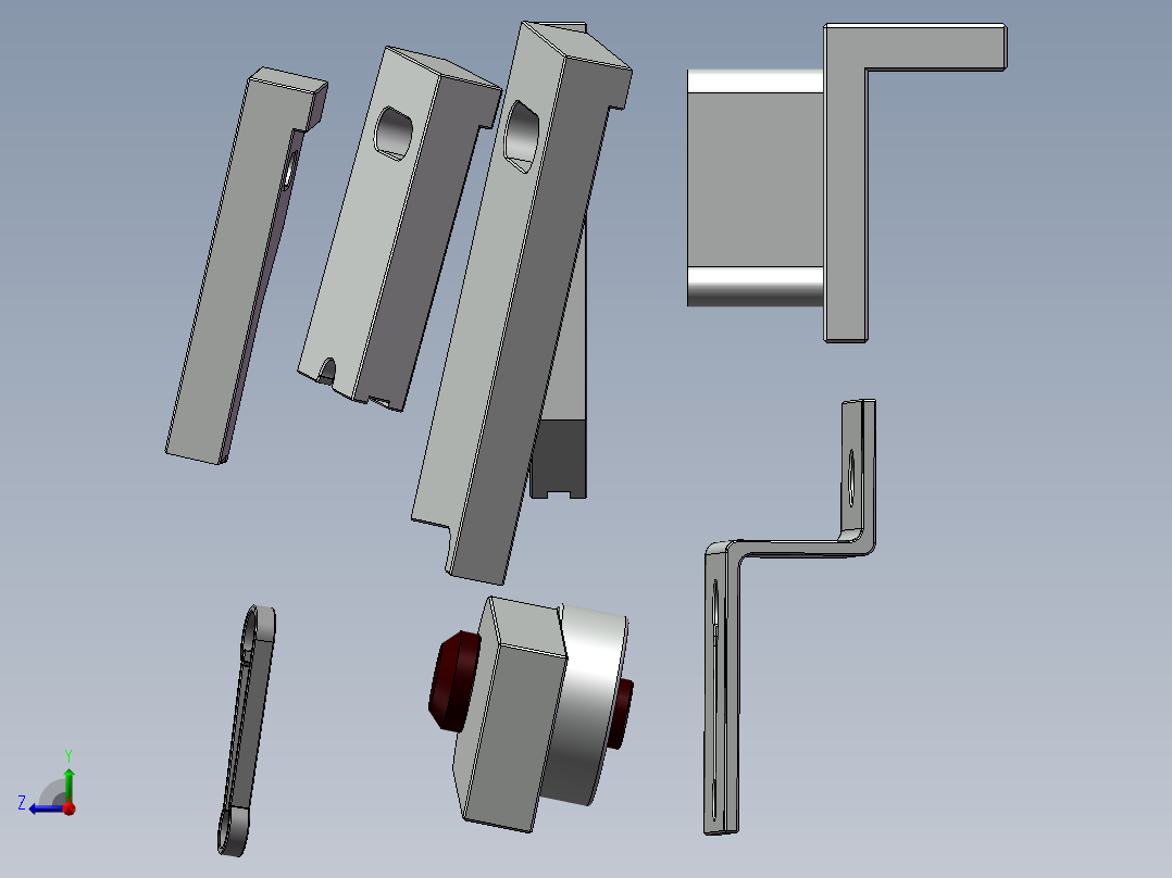 旋转吊钩右视图