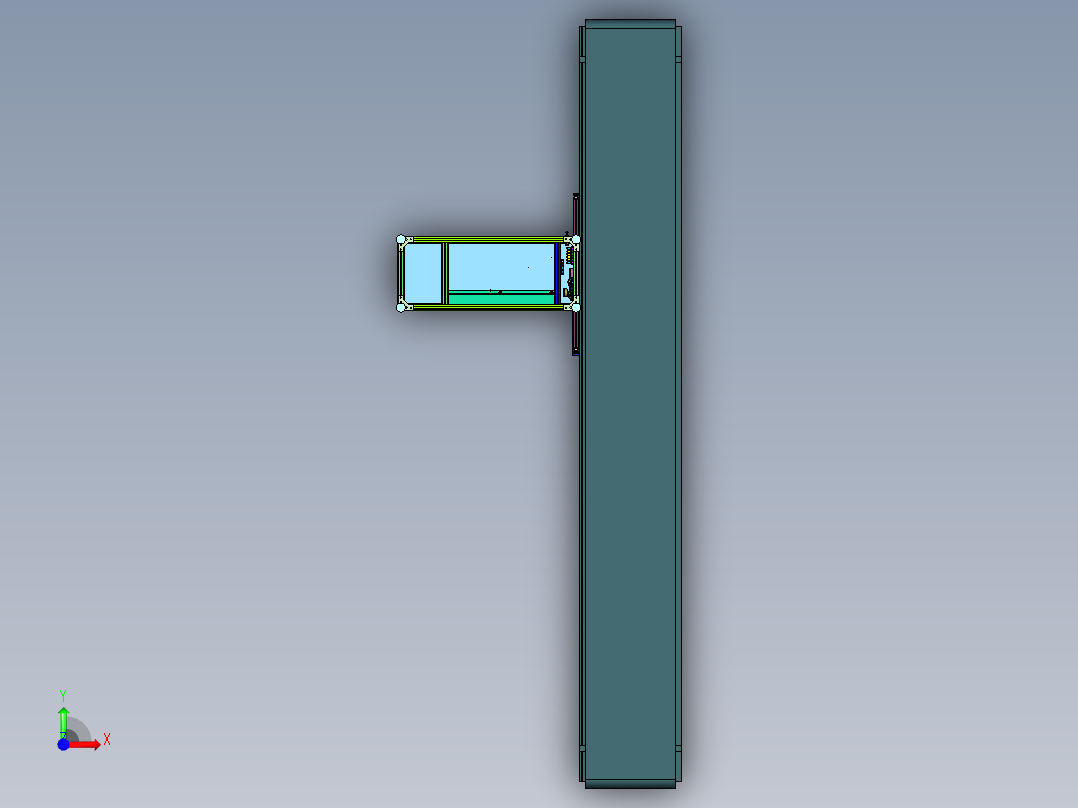 新生儿无菌护脐包制造设备前视图