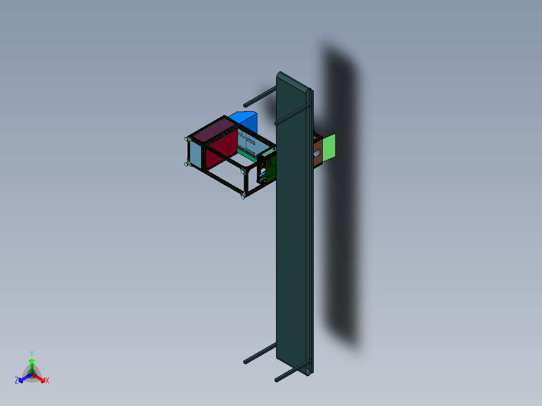 新生儿无菌护脐包制造设备正等轴测图