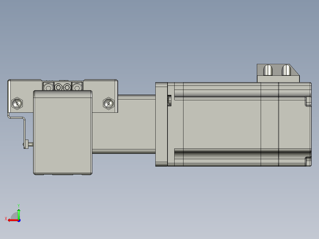 威洛博直线电机模组EB4-L80-S1750-R-57-MS3后视图