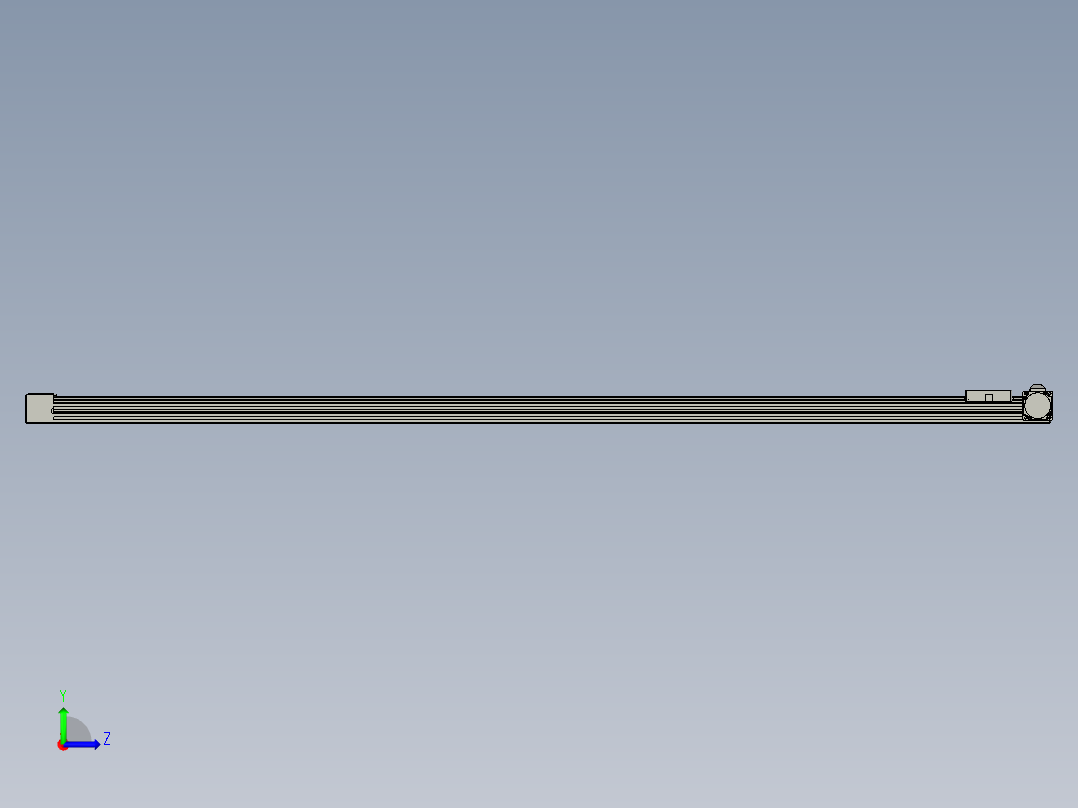 威洛博直线电机模组EB4-L80-S1750-R-57-MS3左视图