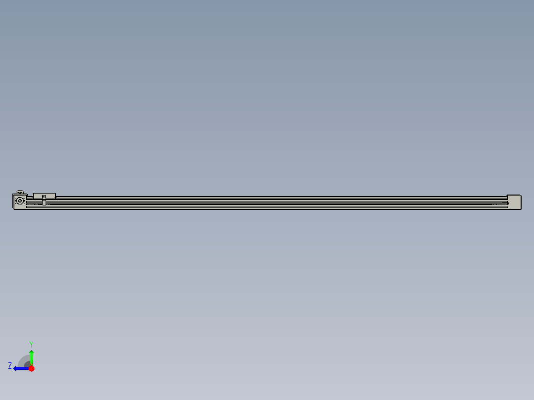 威洛博直线电机模组EB4-L80-S1750-R-57-MS3右视图