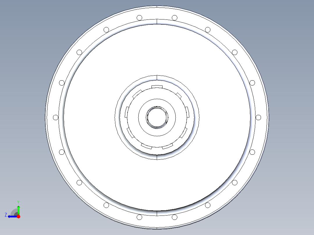电动助力车轮毂电机--SW STP右视图