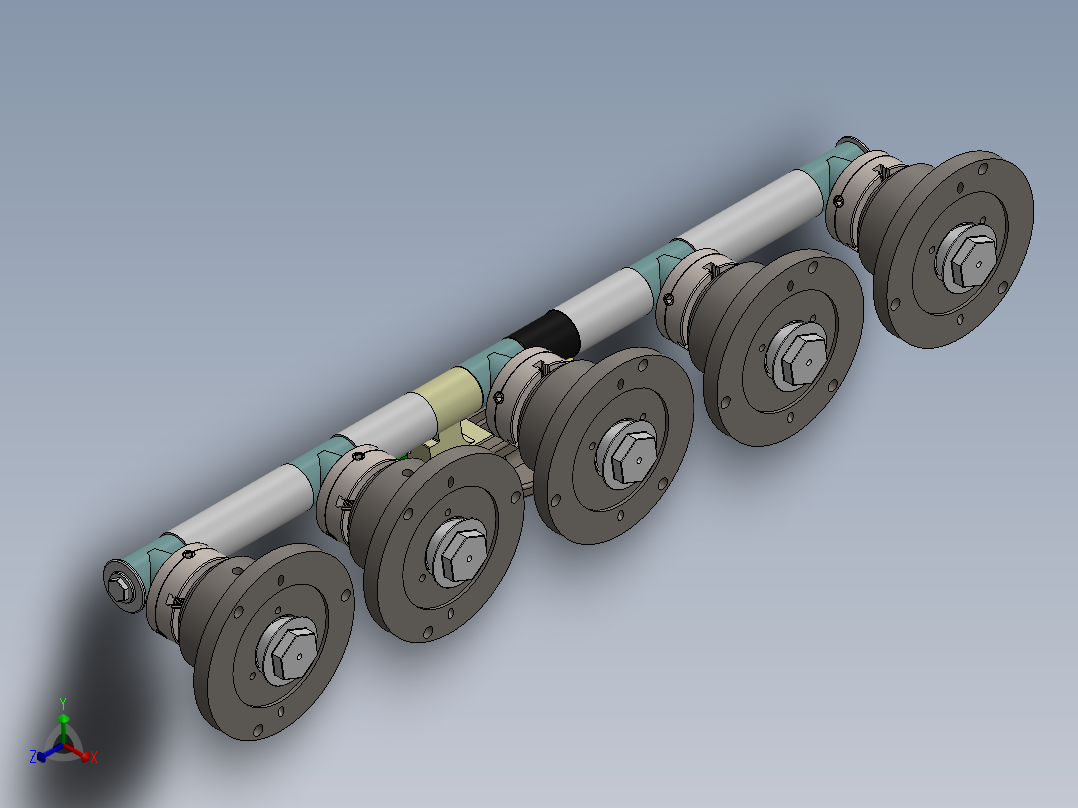 斜孔夹具正等轴测图
