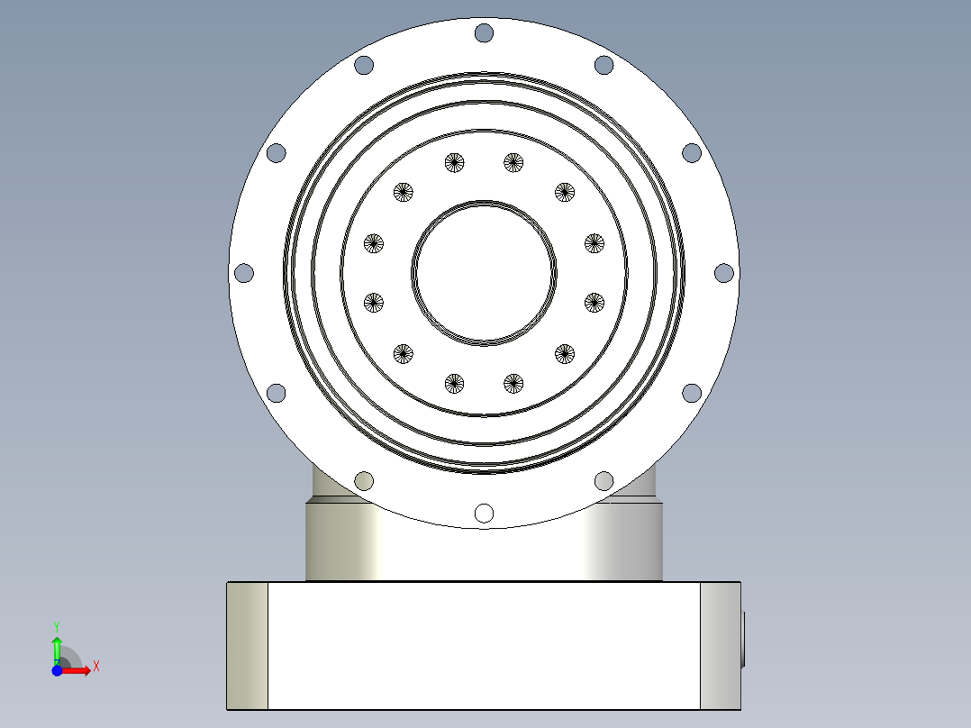 多摩川行星减速机TDR-140-L2-35KA35前视图