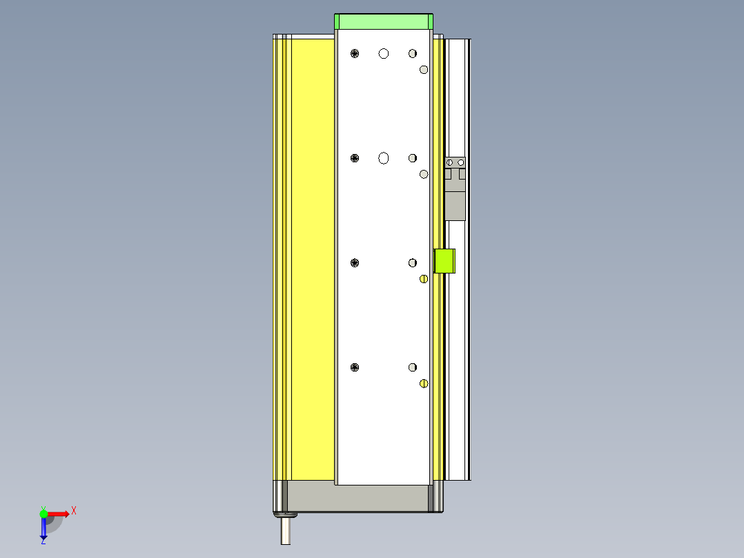 威洛博LES小滑台LES25-Lxx-S150-BR俯视图