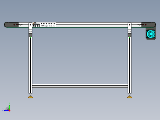 LE-XC5050-左边驱动带支座皮带线-负载80kg右视缩略图