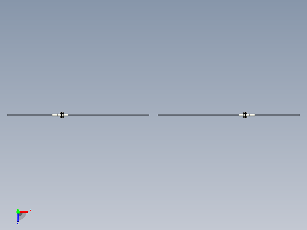 光纤元件对射型FT-D310-L俯视图