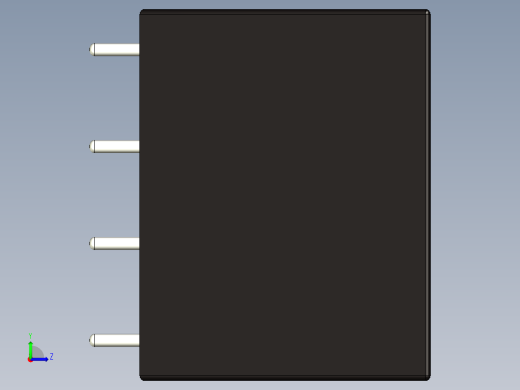 用于印刷电路板的5W紧凑型电源模块HLK-5M05左视缩略图