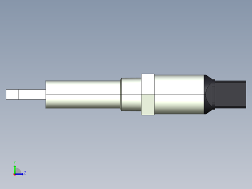 超声波设备H-125mm-4.92in-SS-OUTPUT-3-wire-PNP-NPN-DIN-CONNECTOR-NPT-THREAD左视缩略图