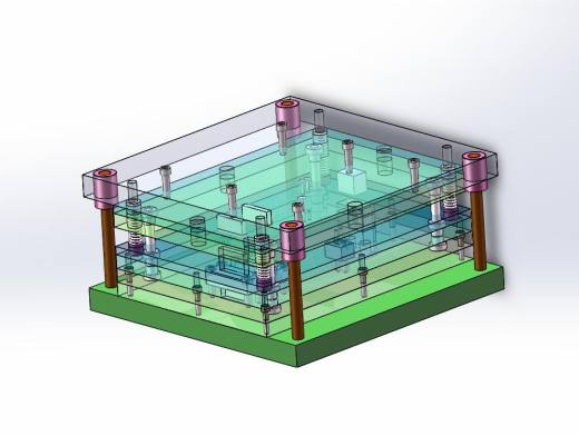 Q260-支撑板冷冲压模具的设计（级进模）【三维SolidWorks】缩略图