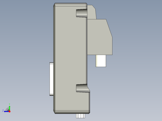 基恩士VT3-VD4_kc图纸模型右视缩略图