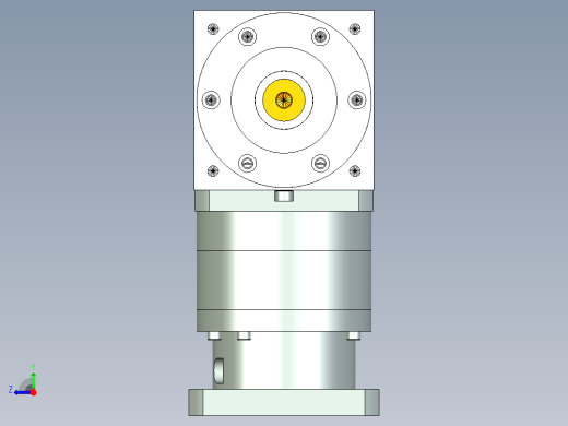 换向器PW170双轴 PLF160-L1 35-114.3-200-M12.stp右视缩略图