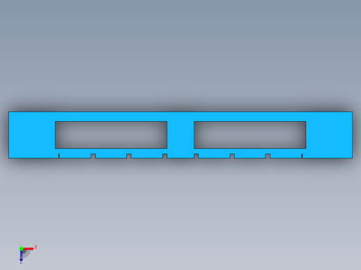 1200x1000mm叉车运输托盘俯视缩略图