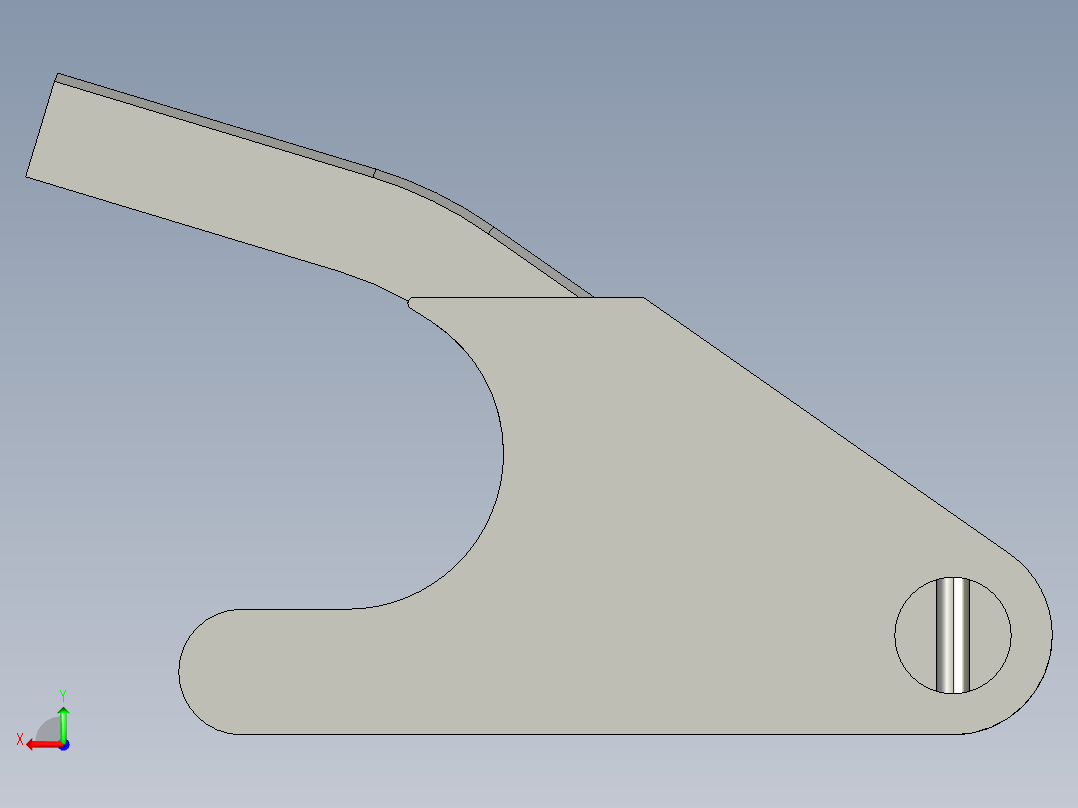 拨动杆（shoot）后视图