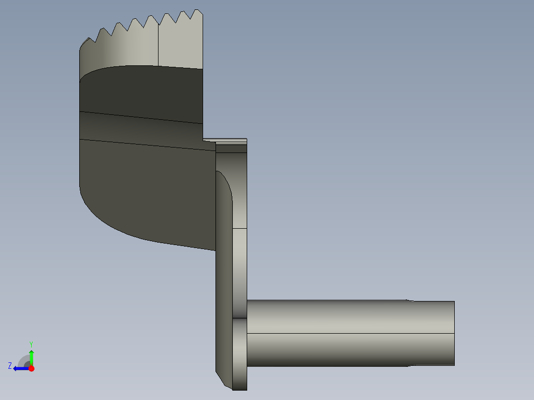 拨动杆（shoot）右视图