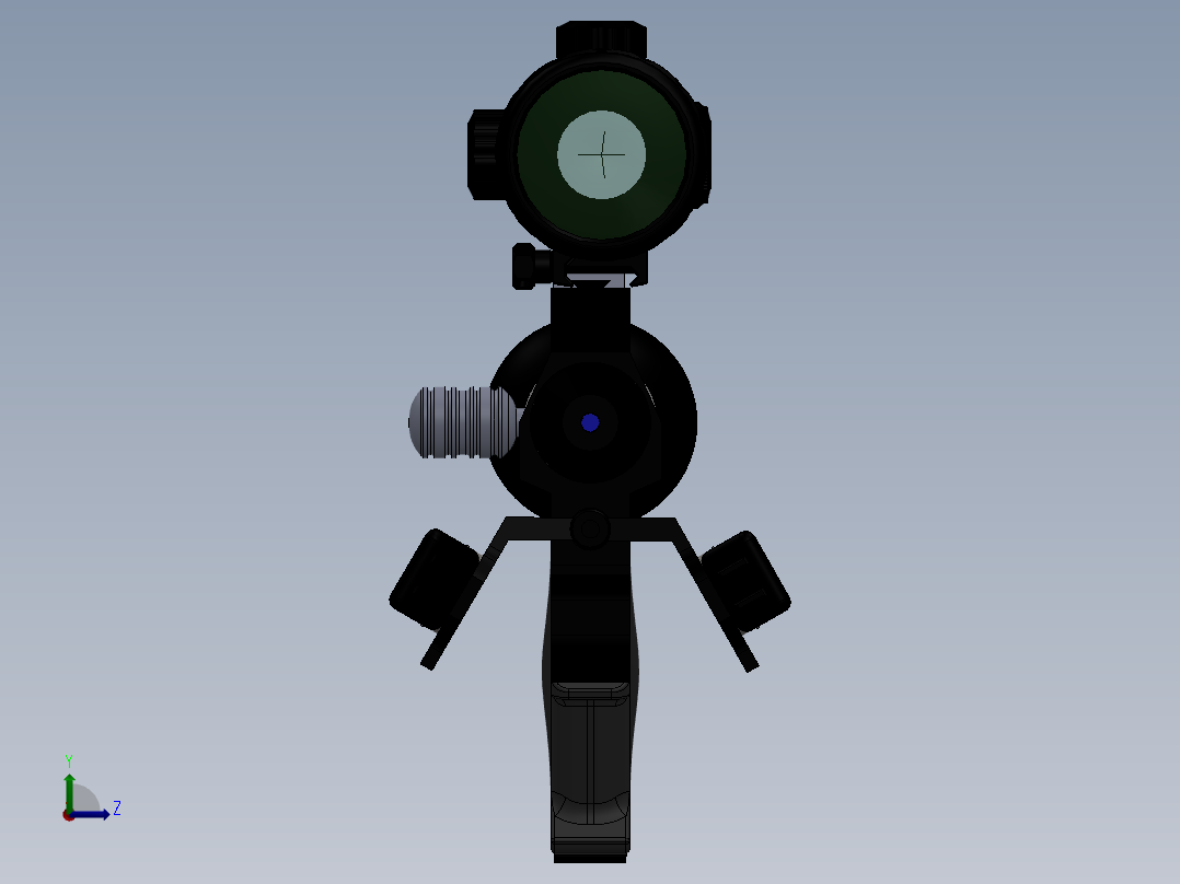 红色秃鹰空军气枪气步枪左视图