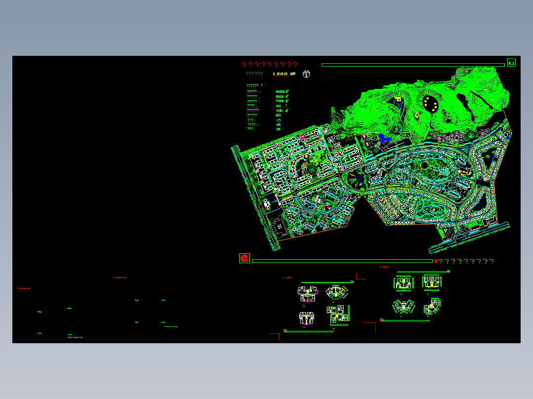 碧桂园小区规划与户型平面