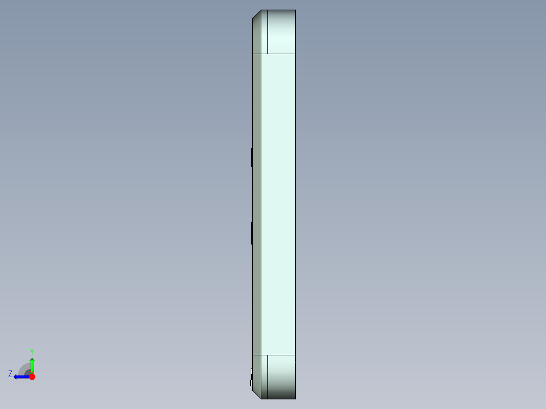VAZ90-B-笔记本CNC工装夹具三维模型CNC5_3右视图