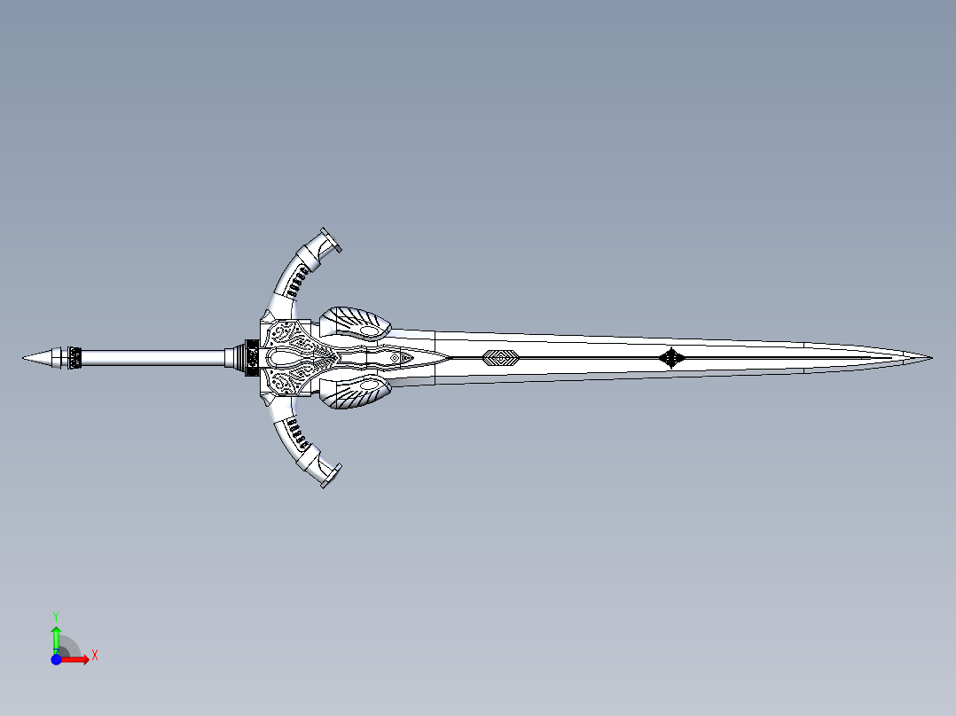 剑、宝剑(98)前视图
