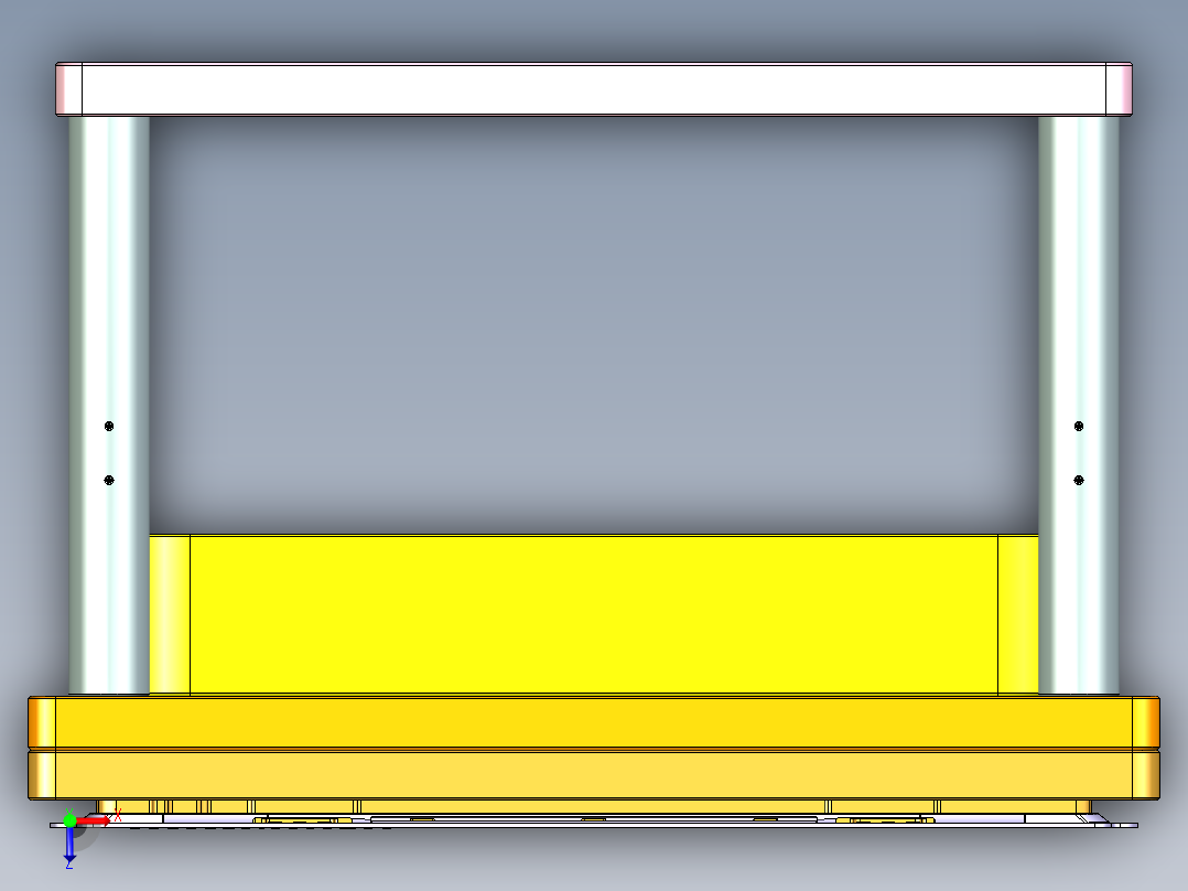 REACHER-A笔记本CNC工装夹具三维模型-cnc4俯视图