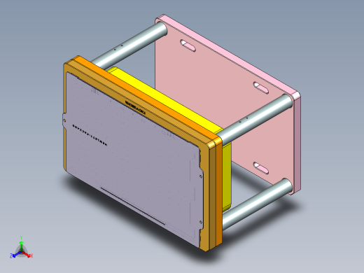 REACHER-A笔记本CNC工装夹具三维模型-cnc4正等轴测缩略图