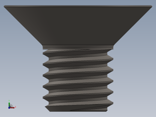 Screw_ISO_10642_M8x12_A2.SLDPRT前视缩略图