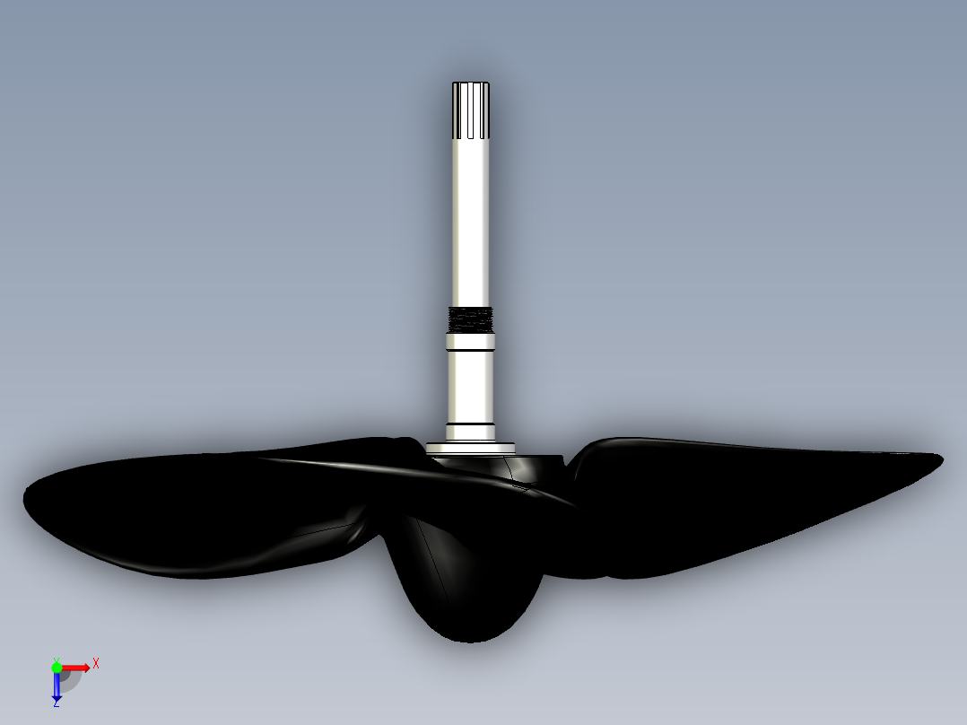 螺旋桨(91)俯视图