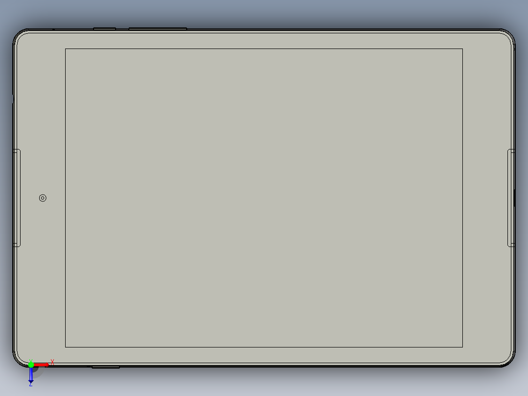 A2004959-Nexus 9 平板电脑俯视图