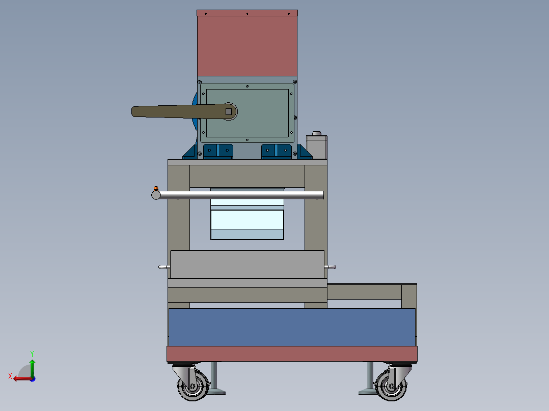 破碎机、碎纸机1后视图