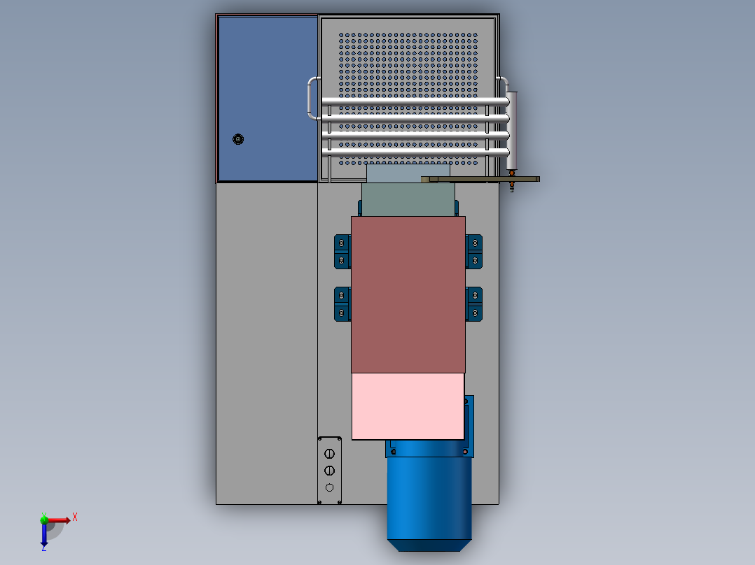 破碎机、碎纸机1俯视图