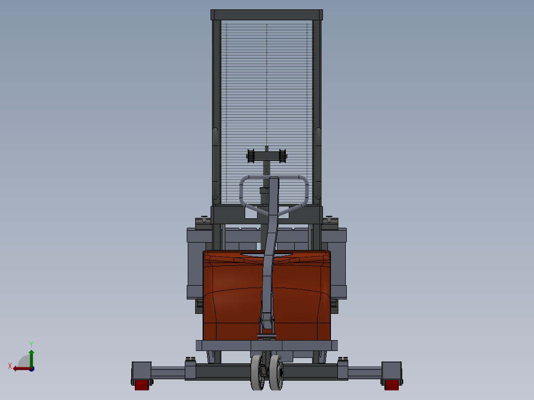 叉车、 电动叉车SW后视图