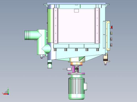 HM-480 烘焙原料混合搅拌釜后视缩略图