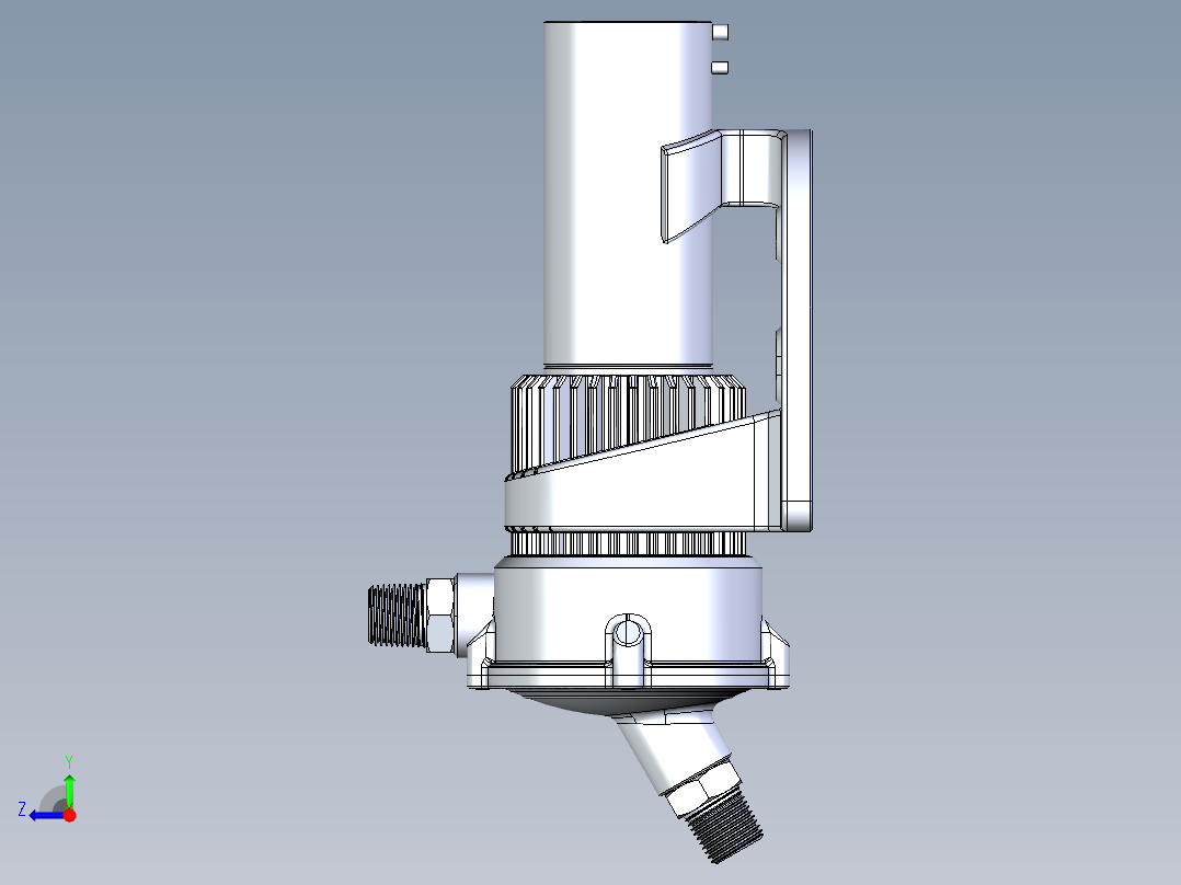 泵、水泵(23)右视图