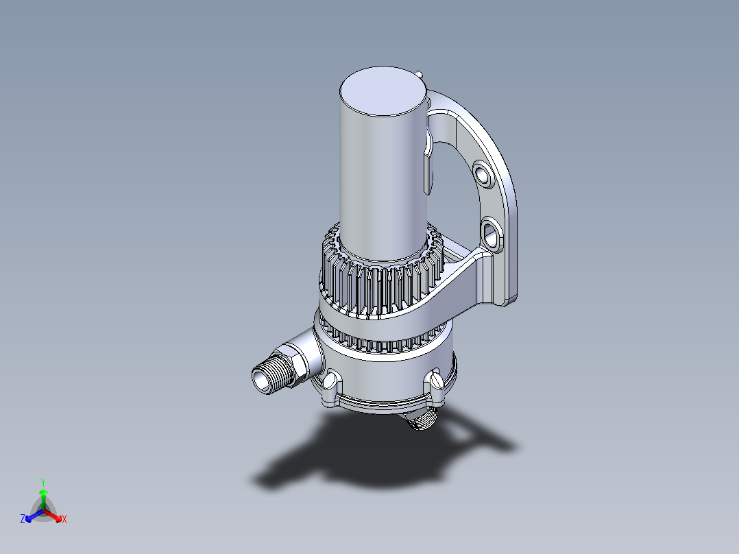 泵、水泵(23)正等轴测图