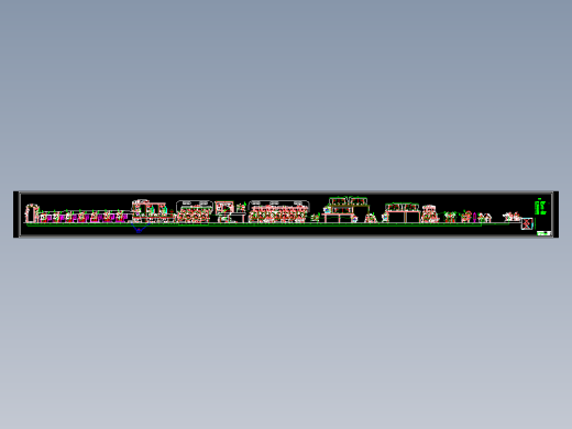 造纸机2640圆网图纸