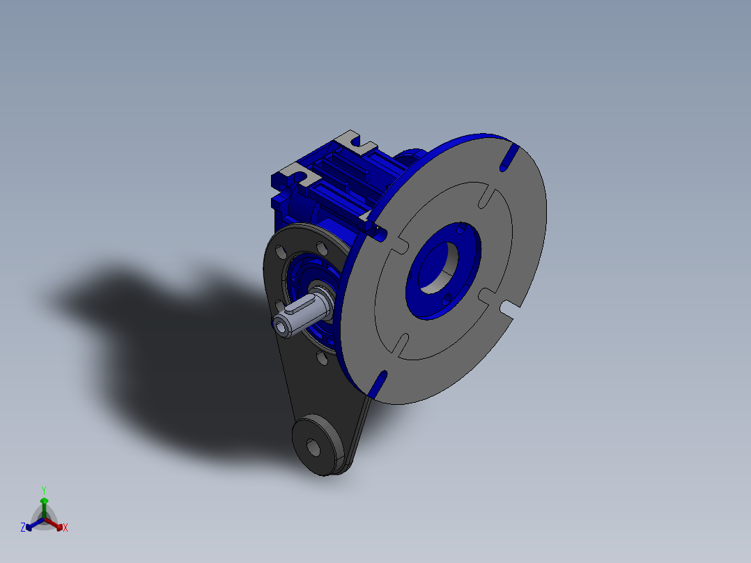 Komet MK25减速器正等轴测图