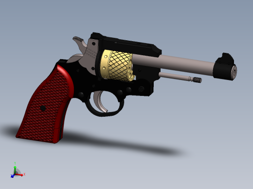 手枪左轮冲锋枪老式狙击步枪设计3D图纸imor 22lr SW