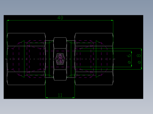 PARKER管接头EO Union G08L71_front