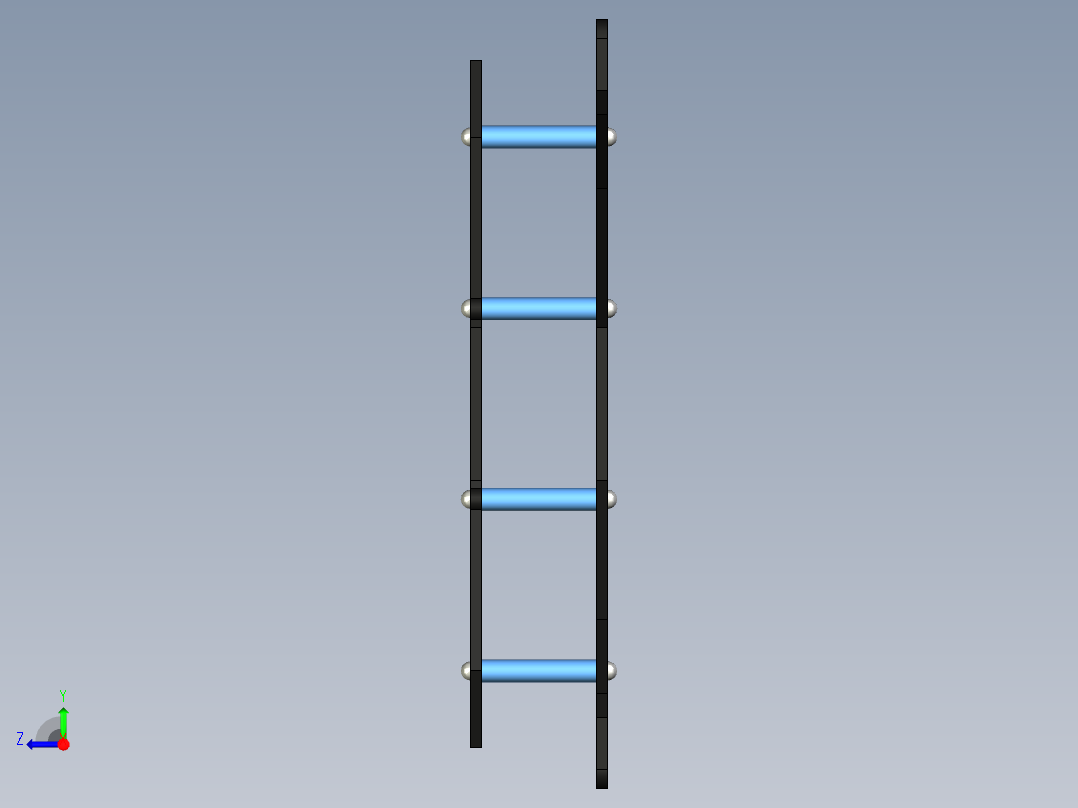 无人机架（小号20x20cm）右视图