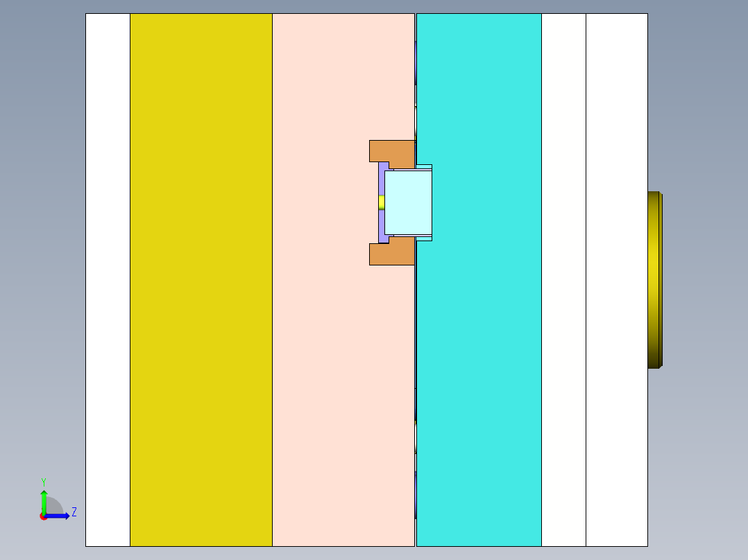 注塑模具实例013十一、左视图