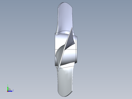 水轮机左视缩略图