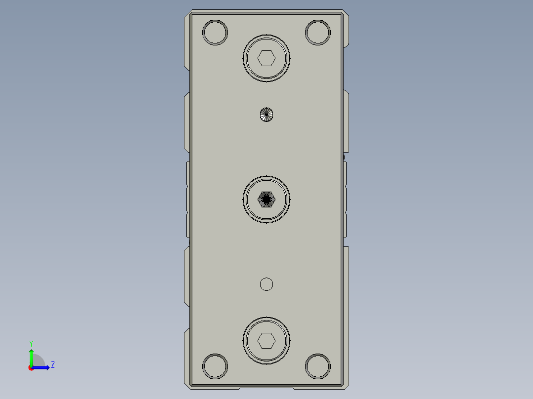 TCM-50X50-S-G-2气缸左视图
