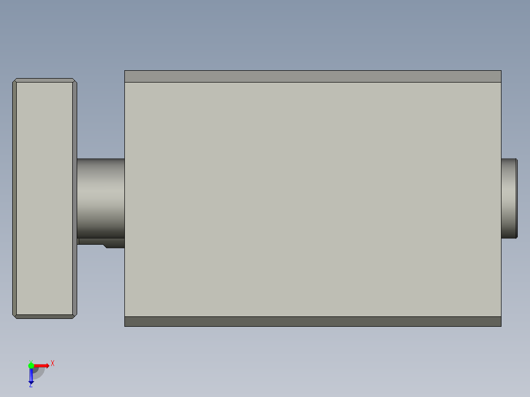 TCM-50X50-S-G-2气缸俯视图