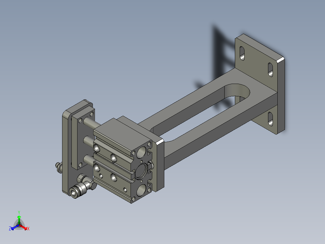 夹具放电芯吹气0