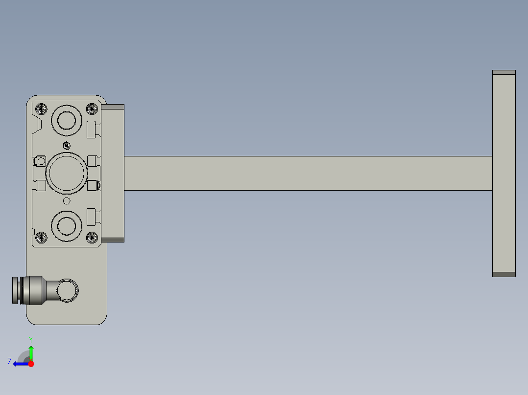 夹具放电芯吹气0右视图