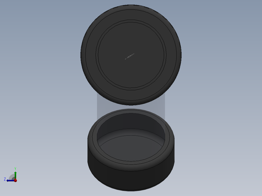 Y filter DN100 PN10 U-PVC右视图