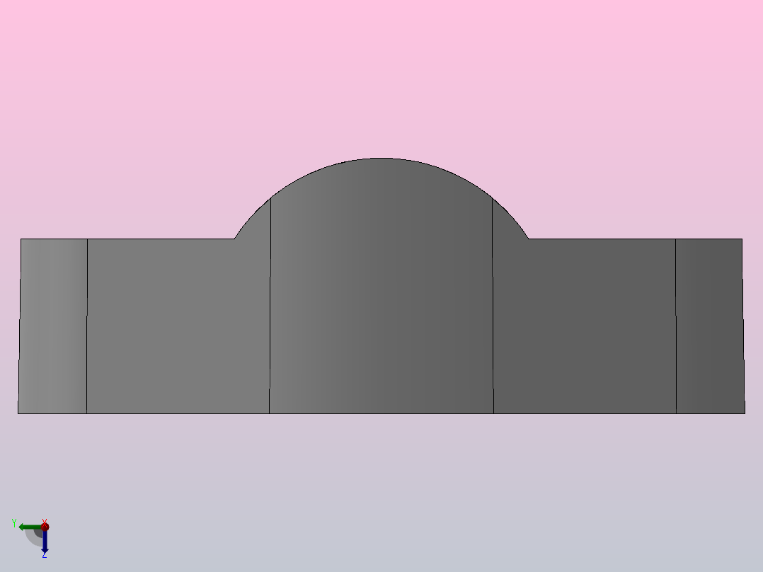 V型整体法兰_V15-3前视图