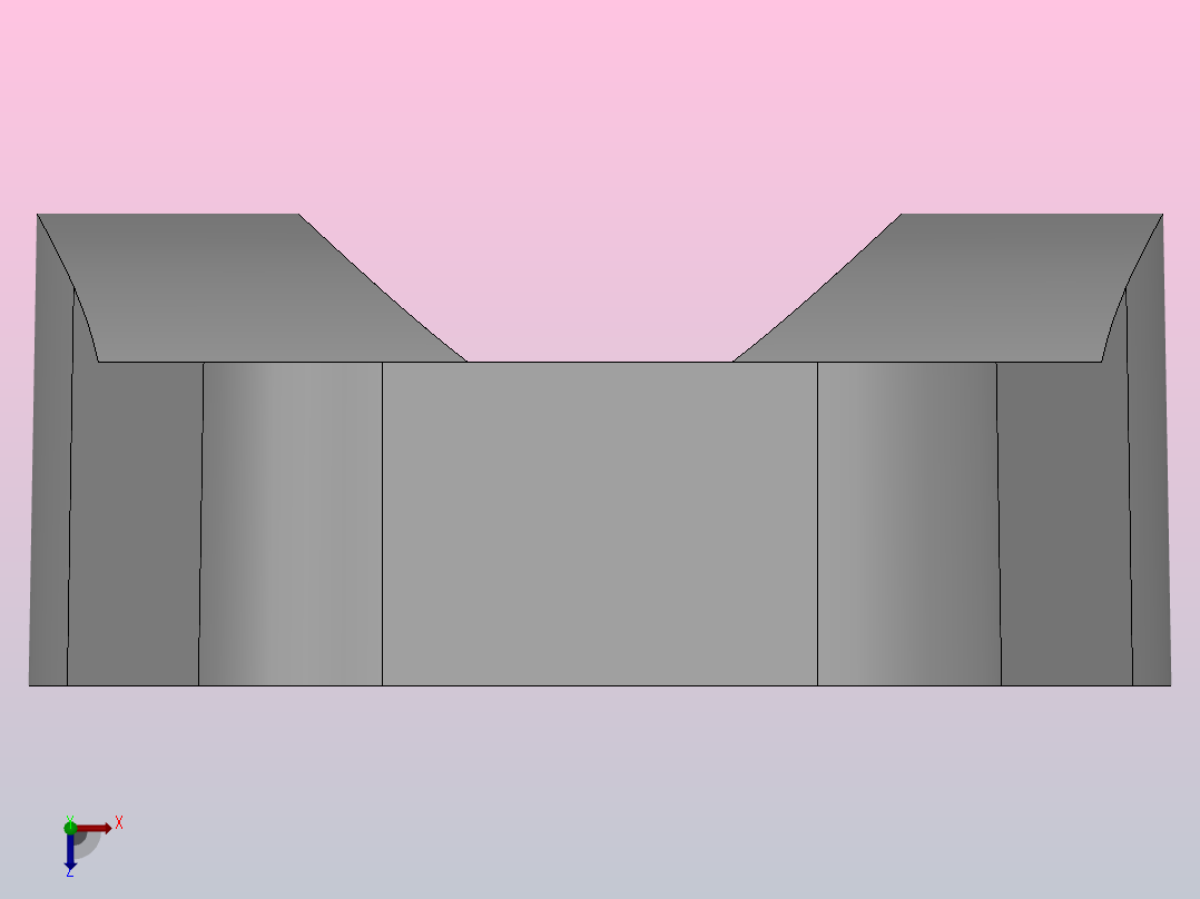 V型整体法兰_V15-3左视图