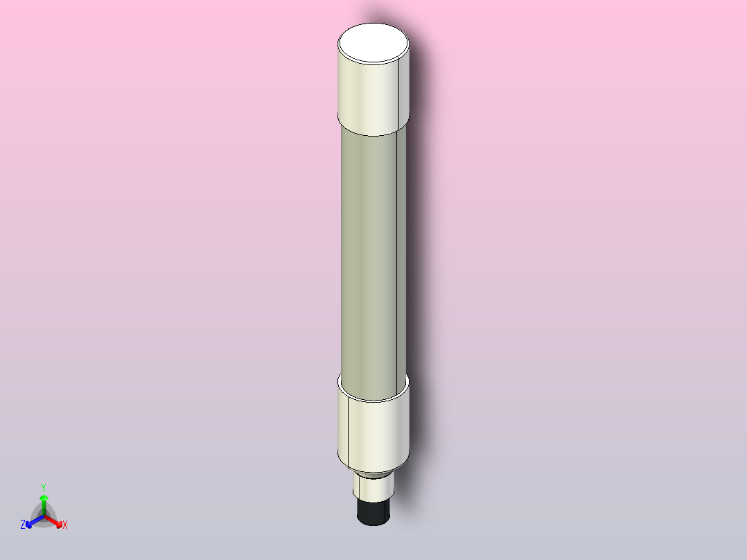RX-1500信号熔断器-熔断体三维模型 202203主视图